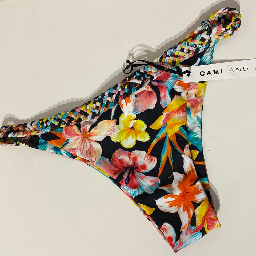 🆕Cami And Jax Hibiscus Cheeky Bikini Bottom